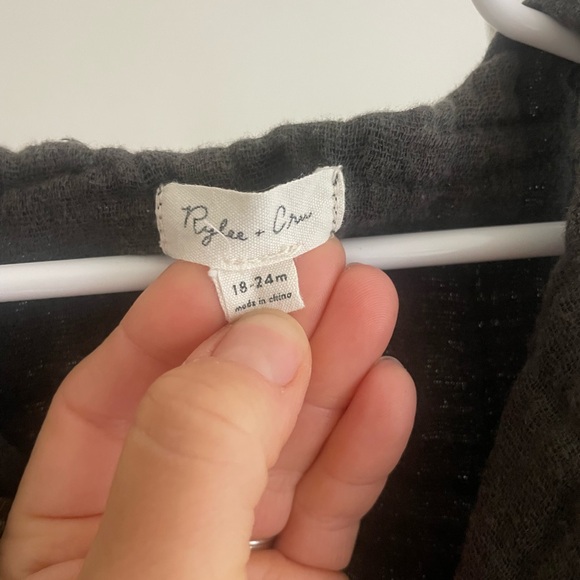 Dark Rylee & Cru Button-Up Jumpsuit - Picture 3 of 4